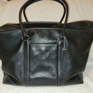 Gorgeous Vintage Coach Leather Weekender Bag Perfect Condition